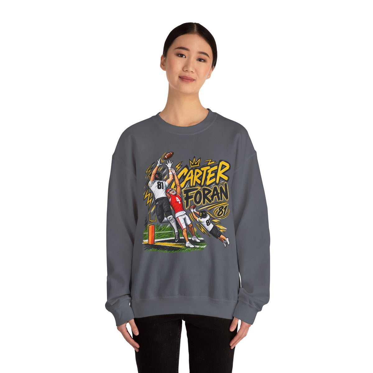 CARTER FORAN Graphic Crewneck - Saturday Standouts Sketch Series