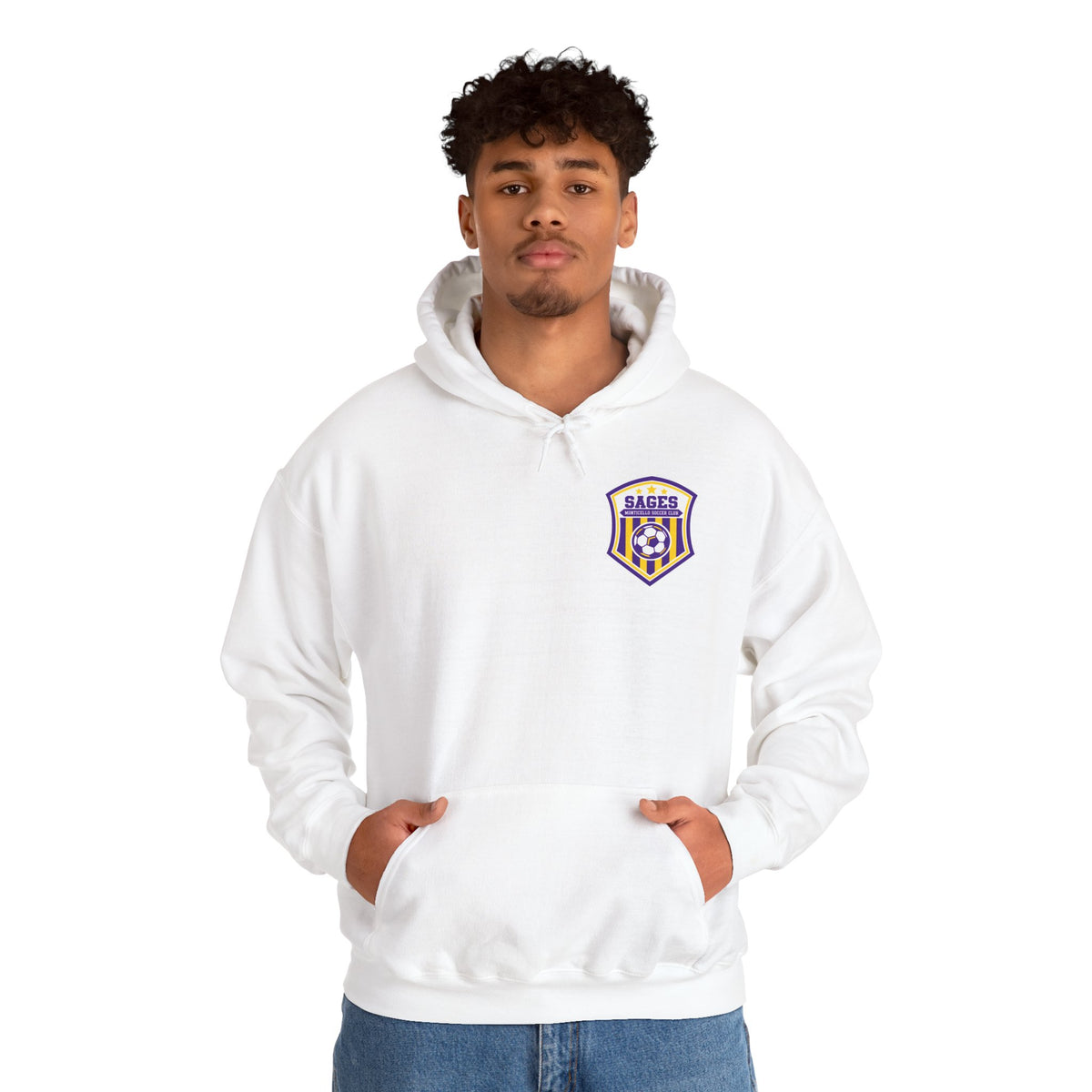 Monticello Soccer Club Crest Hoodie - Unisex Hooded Sweatshirt