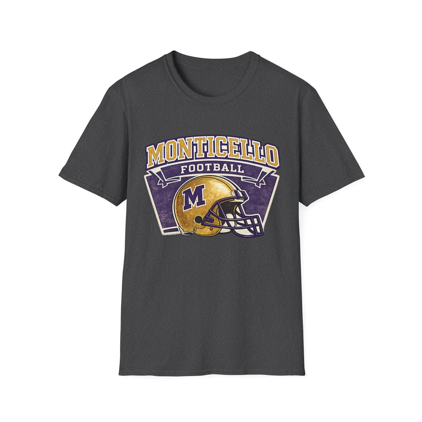 Monticello Football T-Shirt — Vintage Helmet Tee