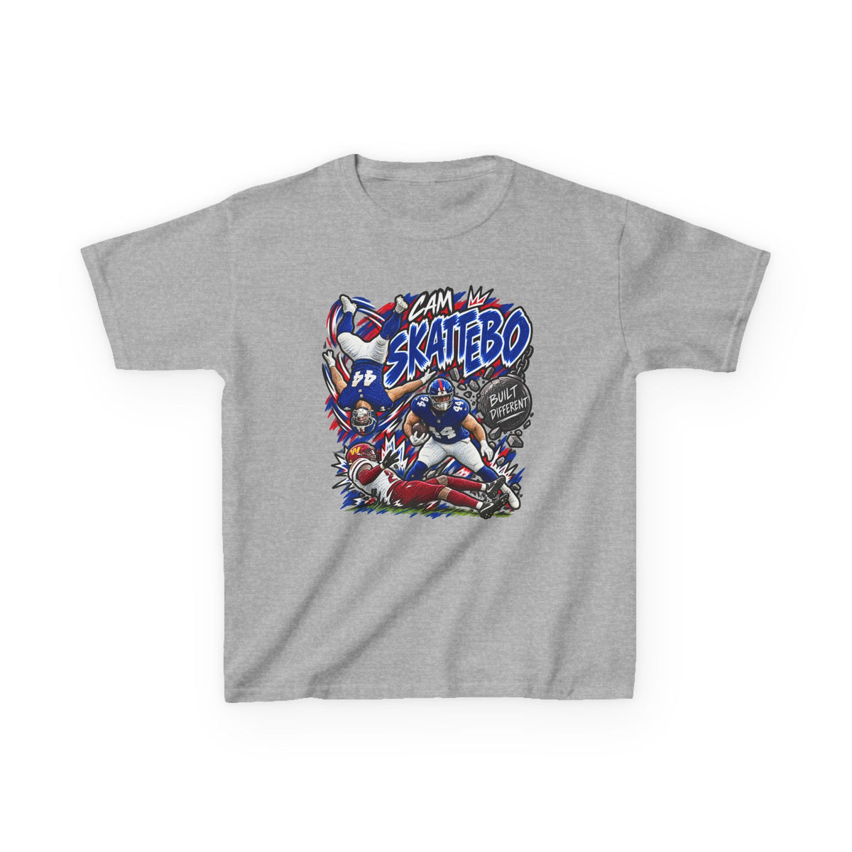YOUTH Cam Skattebo Graphic T-Shirt - Sunday Standouts Sketch Series