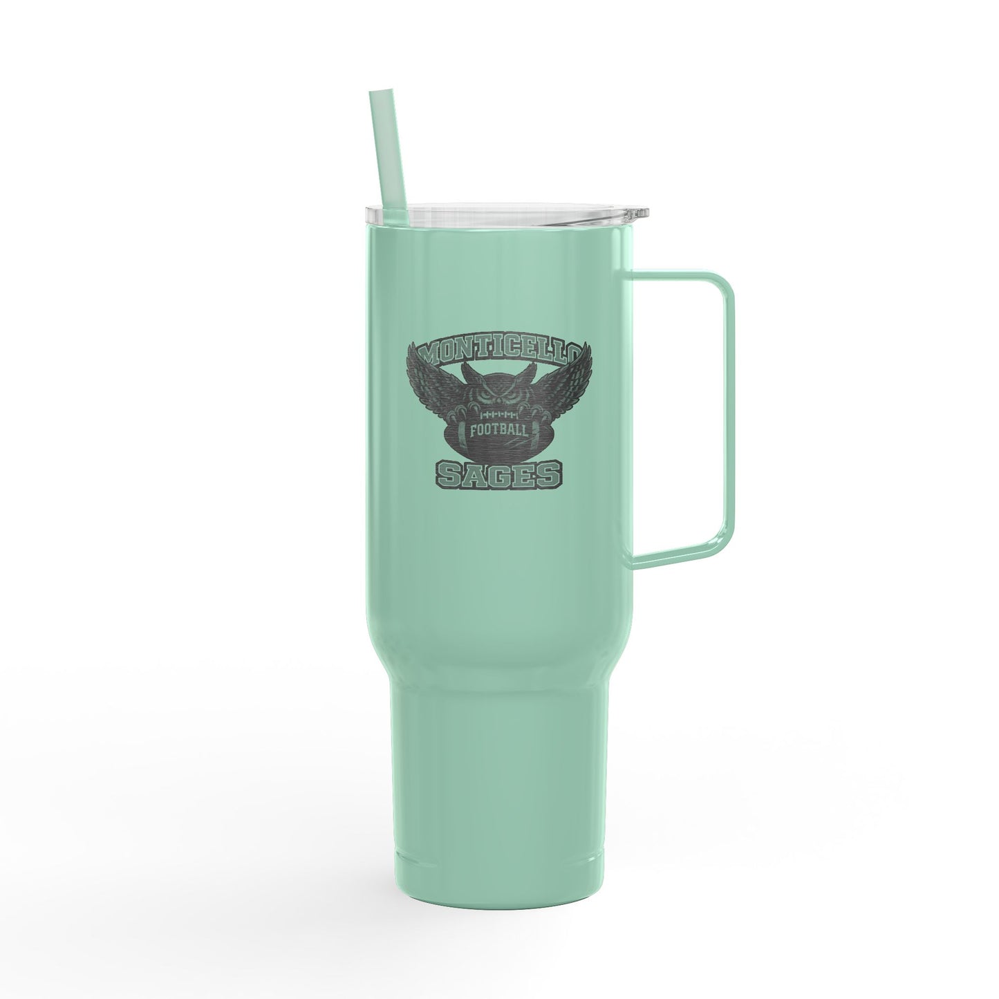 Monticello Football Insulated Tumbler with Lid, 40oz (Engraving)