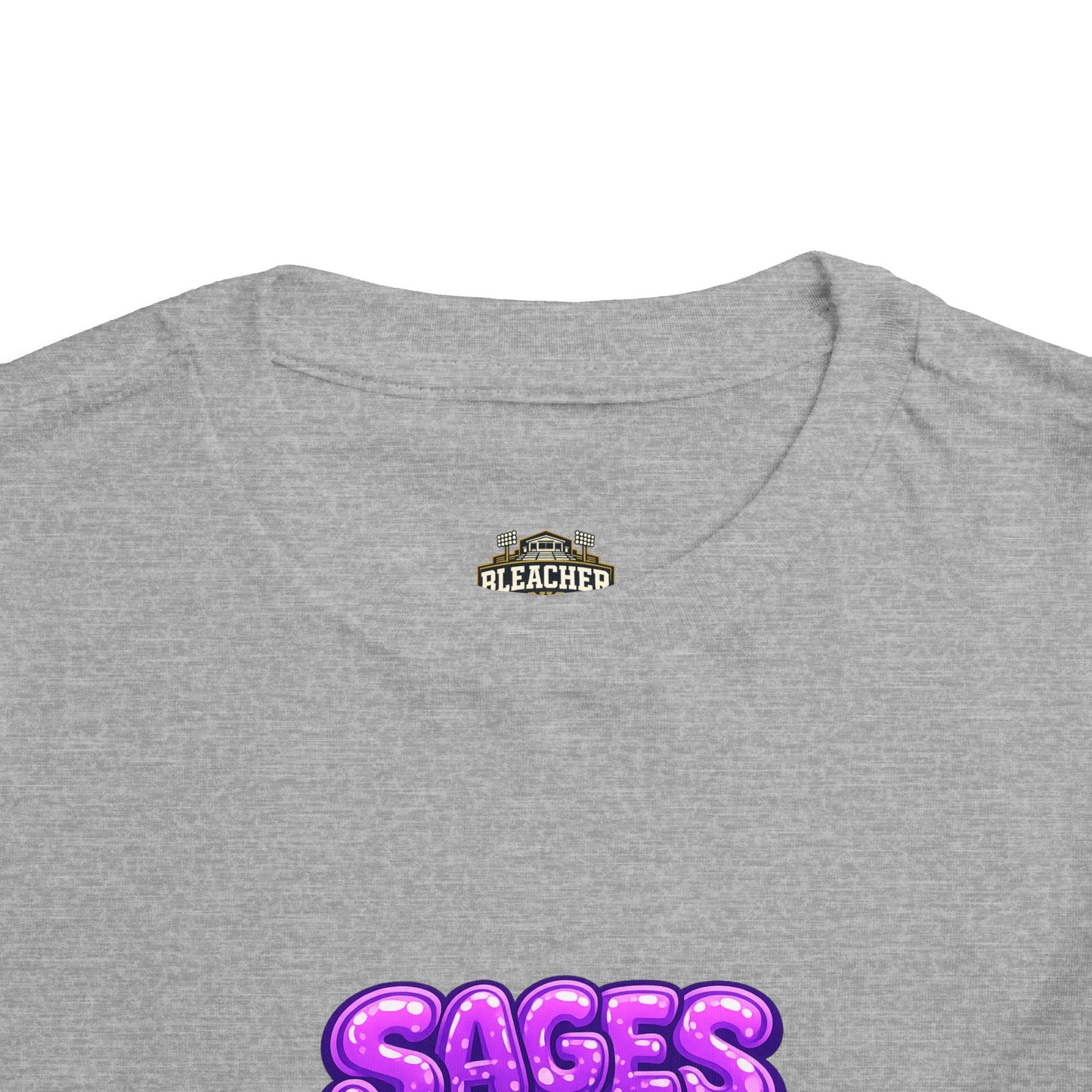 Toddler Tee — "SAGES" Heart-Eyes Emoji Kids Shirt