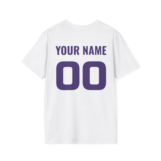 CUSTOMIZABLE Sages Soccer Club T-Shirt — YOUR NAME AND NUMBER