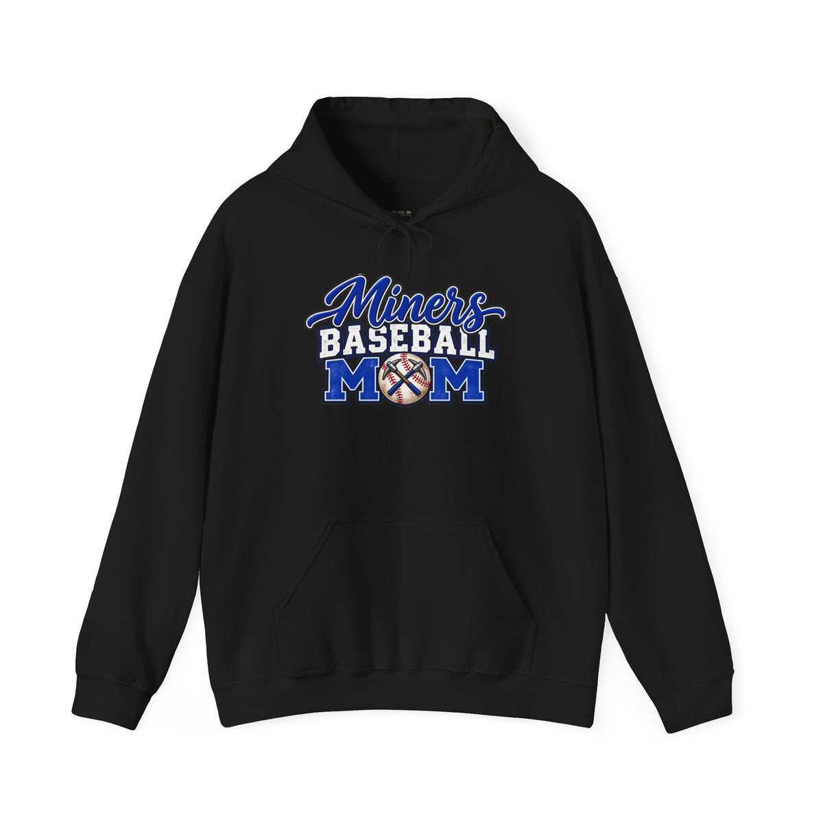 Miners Baseball Mom Hoodie – Supportive Team Spirit Pullover