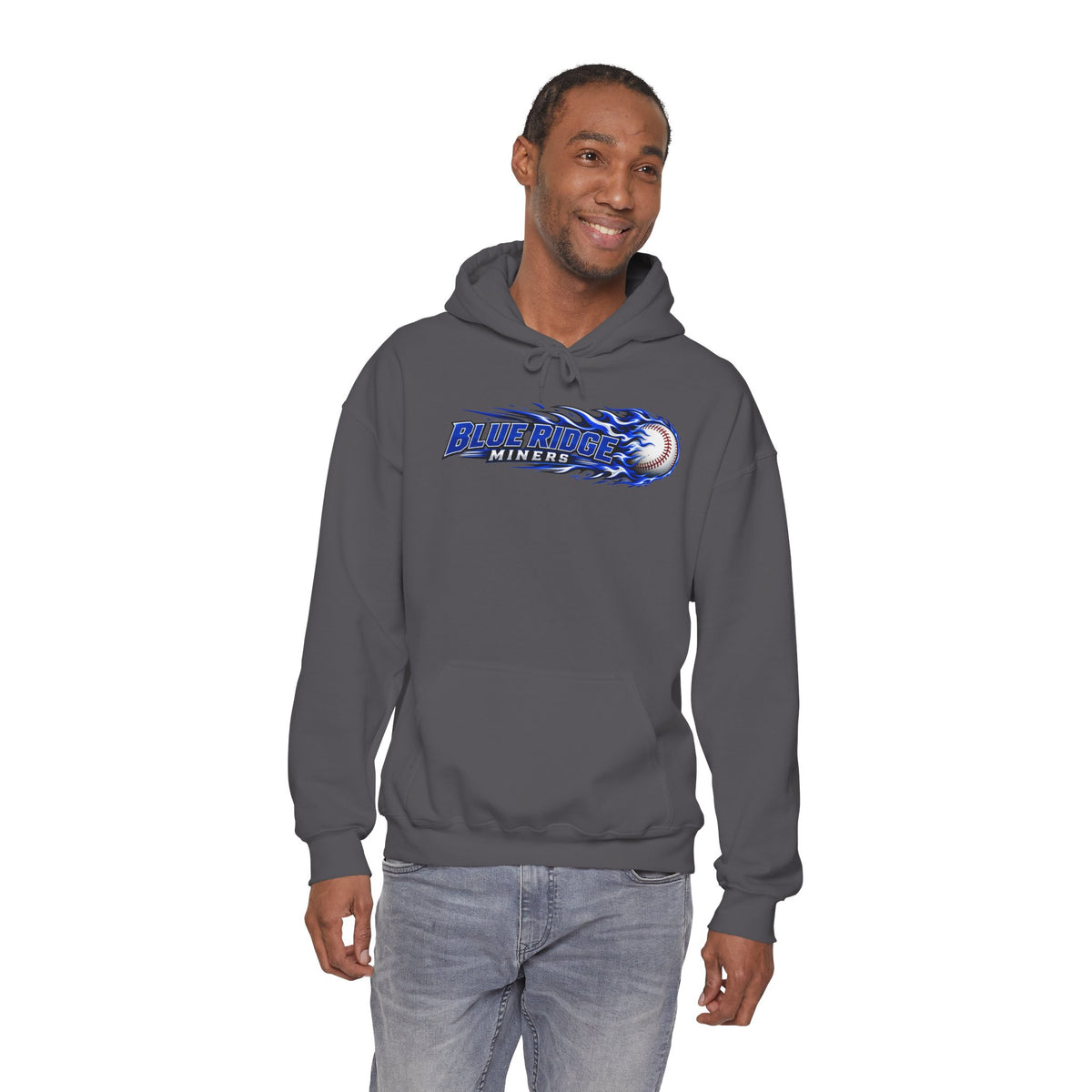 Blue Ridge Miners Flaming Baseball Hoodie – Flaming Ball Hoodie
