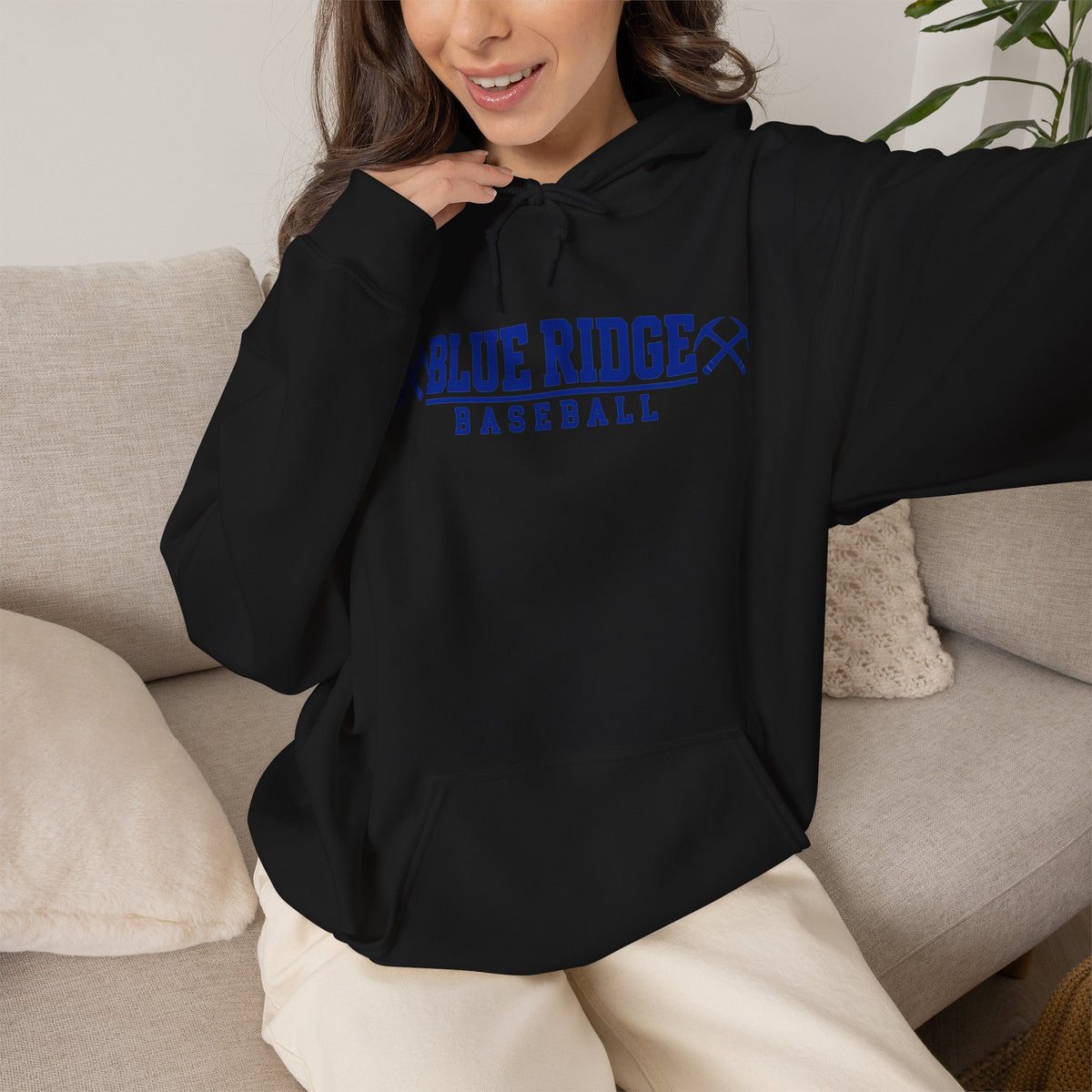 Blue Ridge Baseball Hooded Sweatshirt
