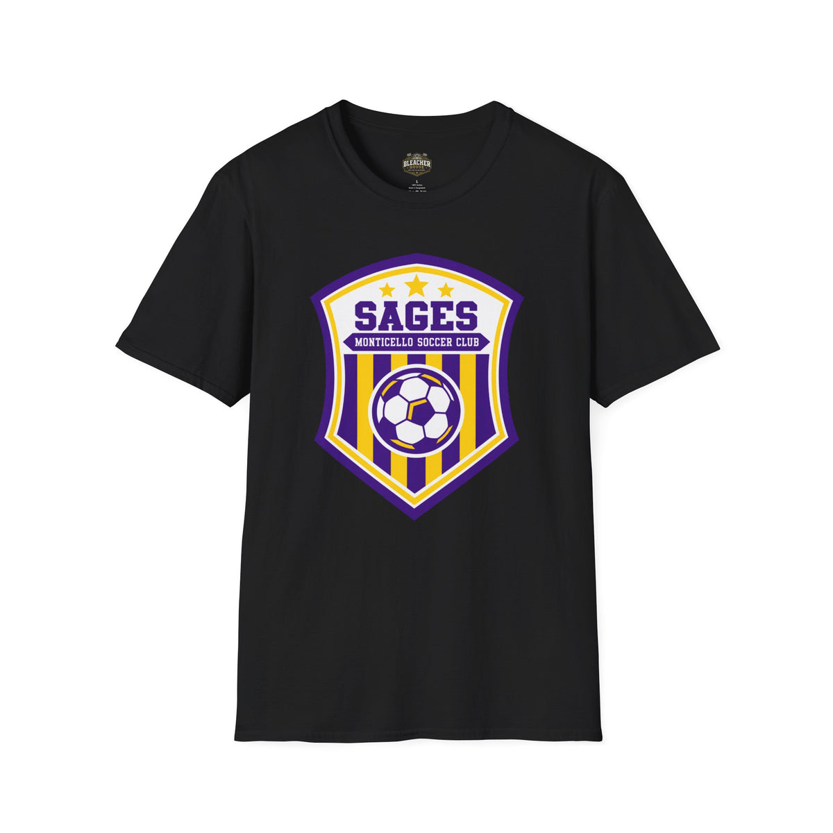 Monticello Soccer Club Crest Logo T shirt