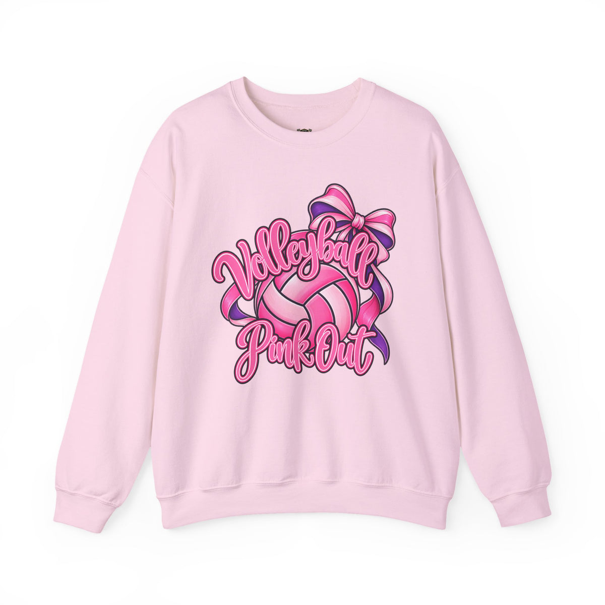 Volleyball Pink Out Crewneck Sweatshirt