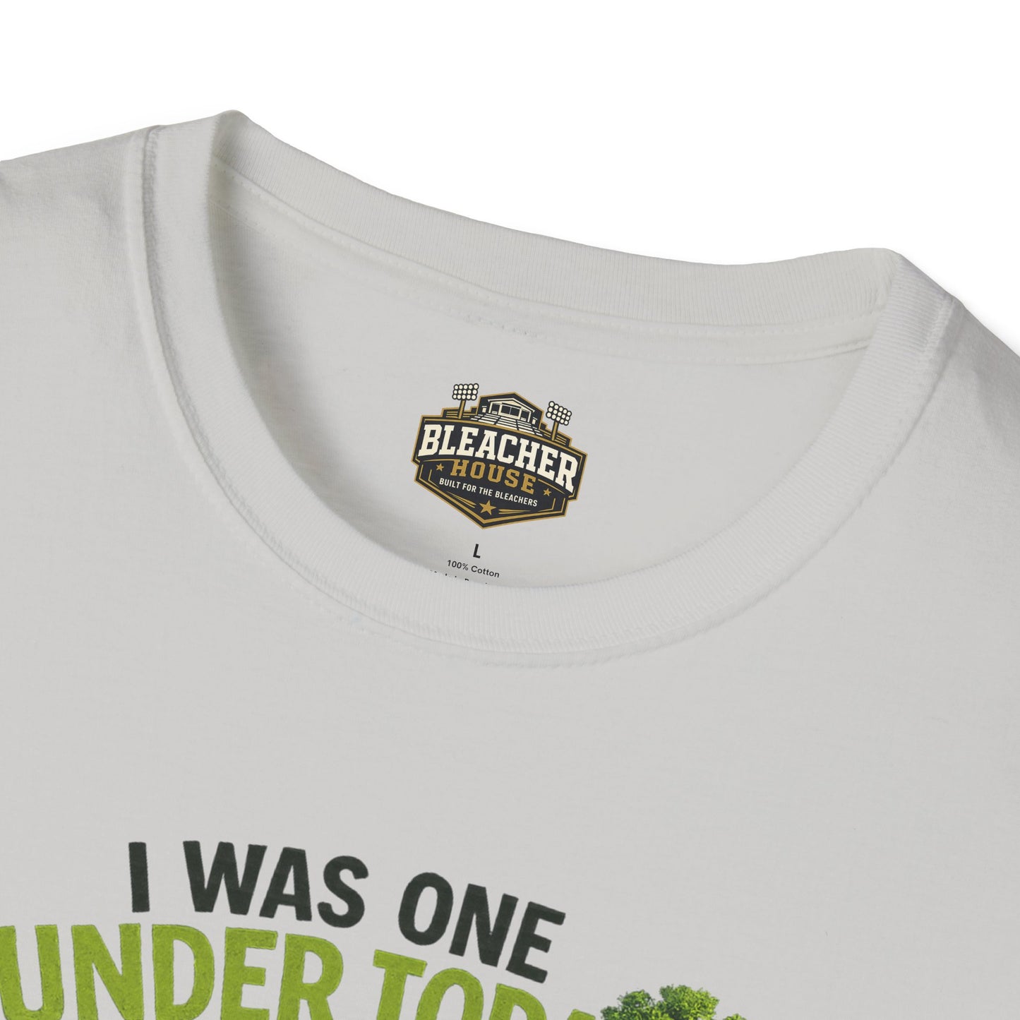 Golf T-Shirt — "I Was One Under Today" REALISTIC VIEW - Funny Scorecard Design