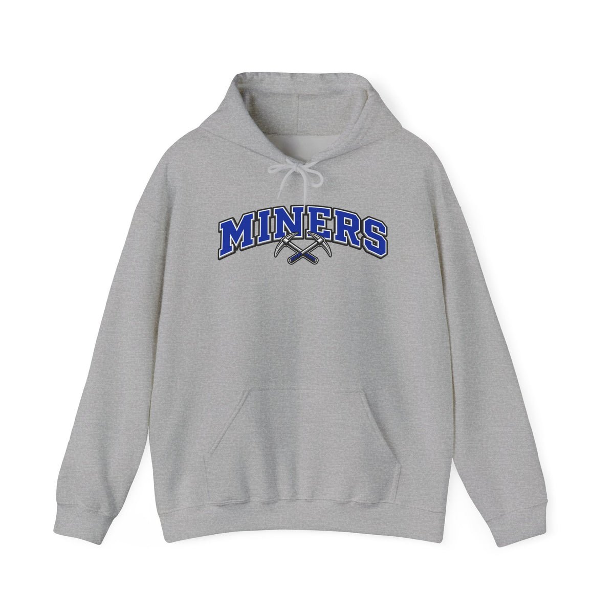 Miners Block Letter and Logo Hoodie