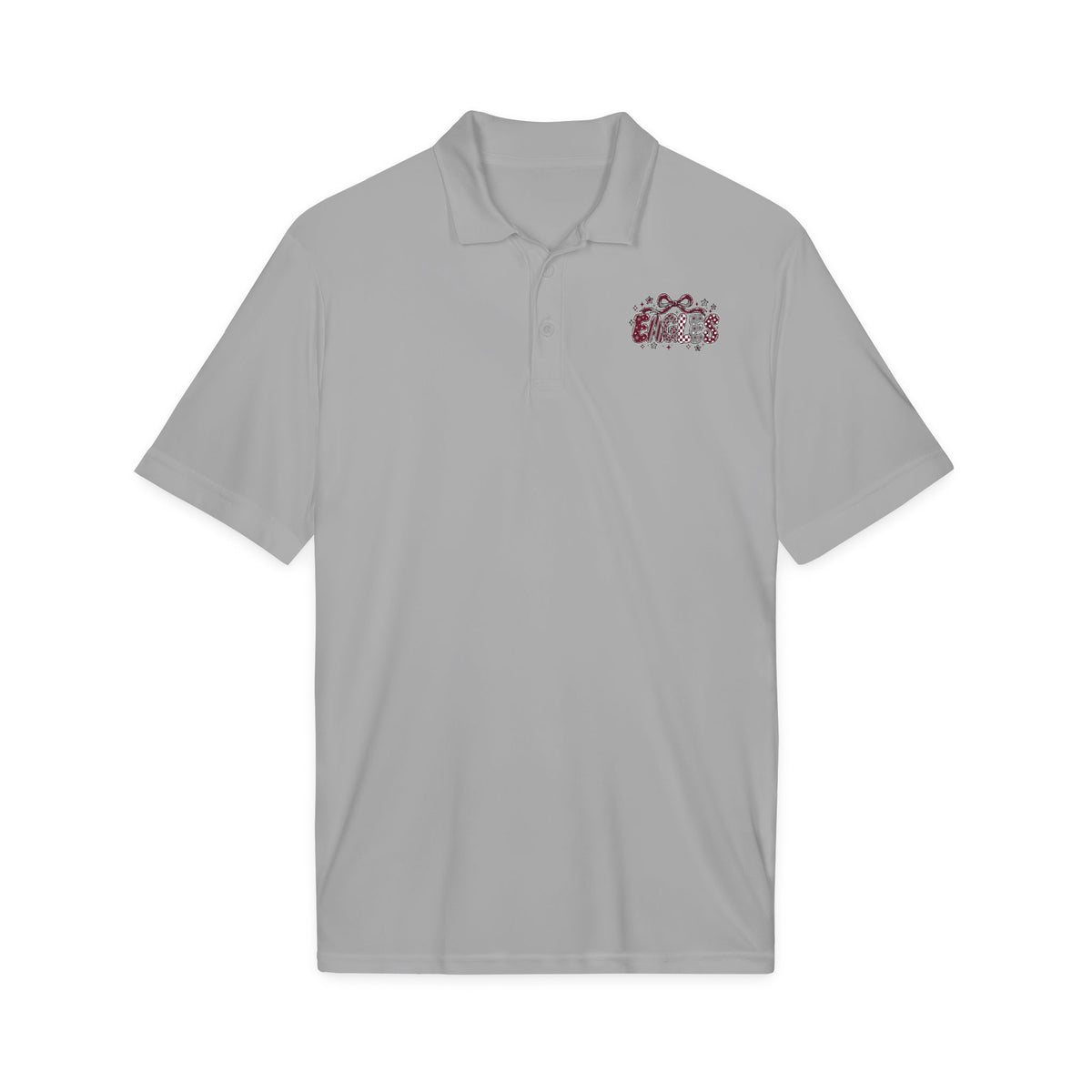 Eagles Embroidered Floral Crest Polo Shirt