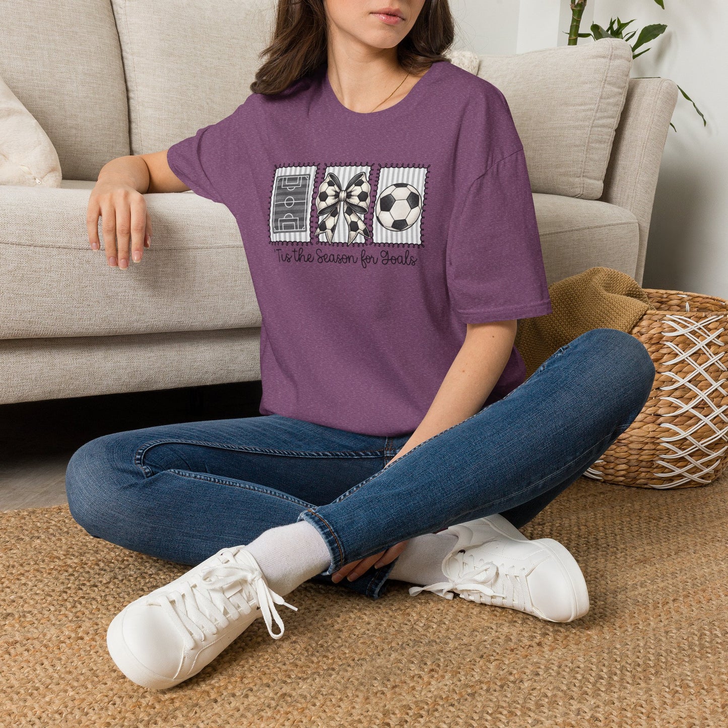 Soccer T‑Shirt — "Tis the Season for Goals"  Soccer Tee