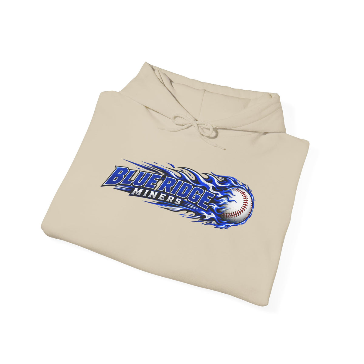 Blue Ridge Miners Flaming Baseball Hoodie – Flaming Ball Hoodie