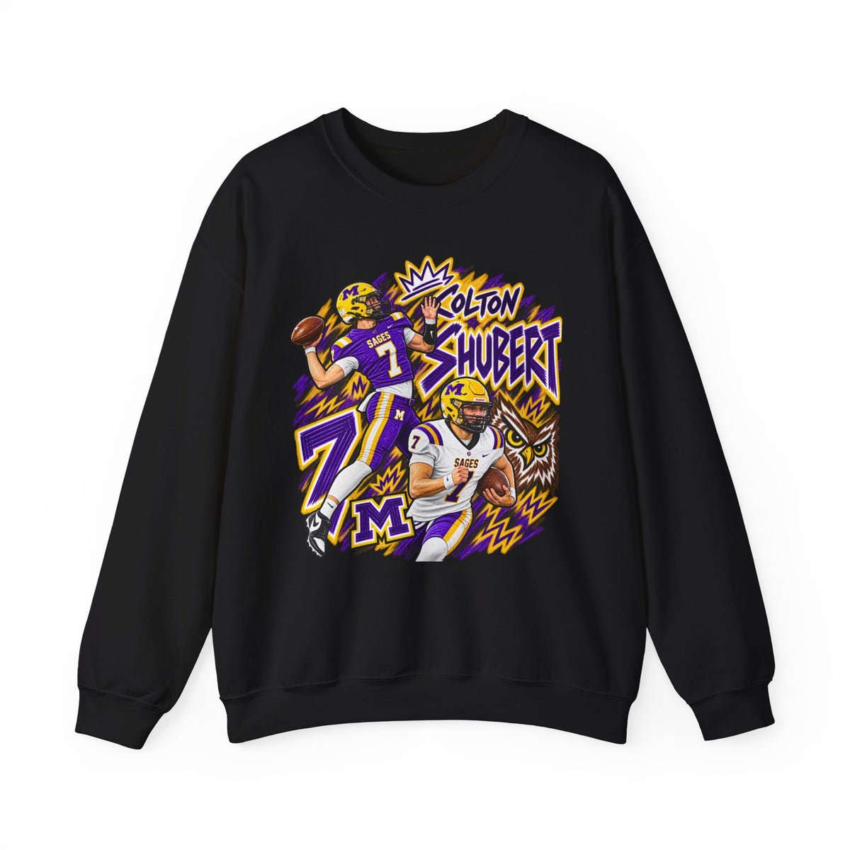 Colton Shubert Graphic Sketch Crewneck Sweatshirt