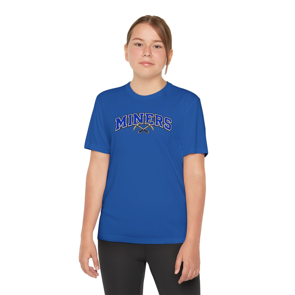 YOUTH Miners Sports Performance Polyester Athletic Tee