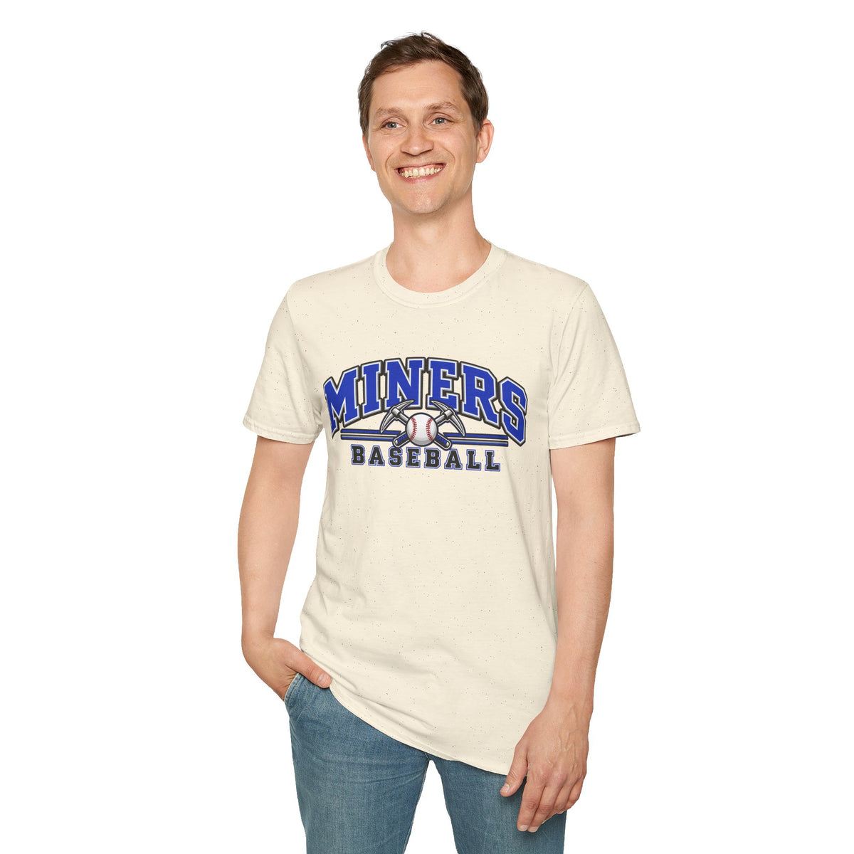Miners Baseball T-Shirt – Team Logo Unisex Softstyle T shirt
