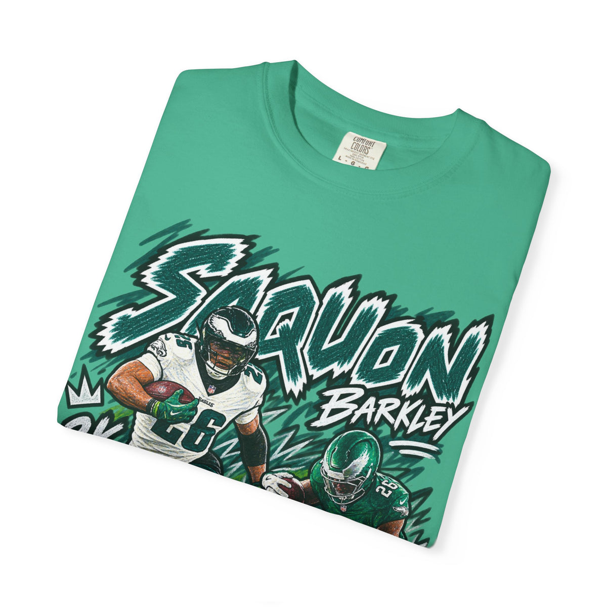 Saquon Barkley Graphic T-Shirt - Sunday Standouts Sketch Series