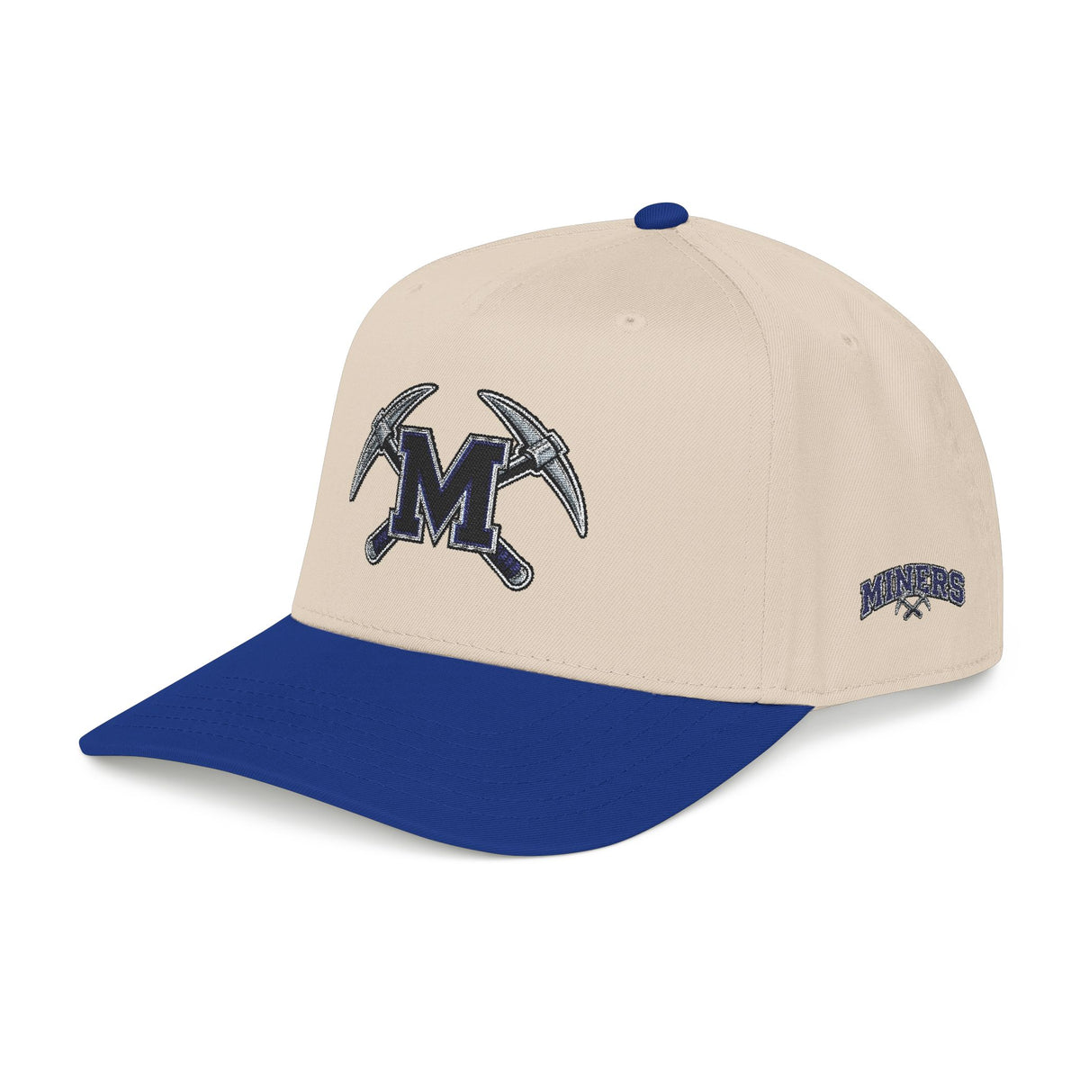 Miners Block Logo Mid Profile Baseball Cap