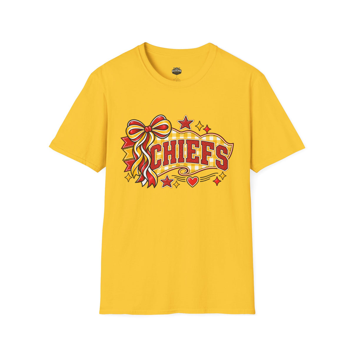 Chiefs Ribbon & Banner T-Shirt — Team Spirit Tee