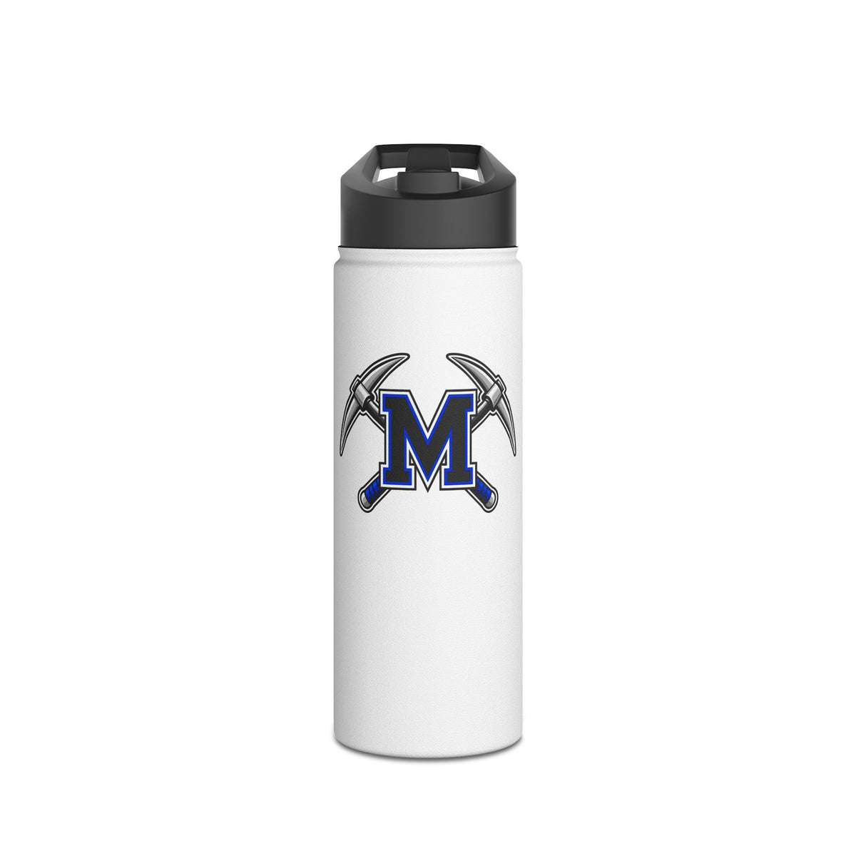 Miners Logo Stainless Steel Water Bottle – 12 Oz/18 Oz/32 Oz Insulated Sports Bottle