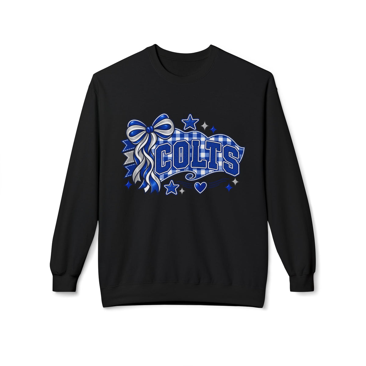 Colts Ribbon & Banner Crewneck Sweatshirt - Team Spirit Pullover