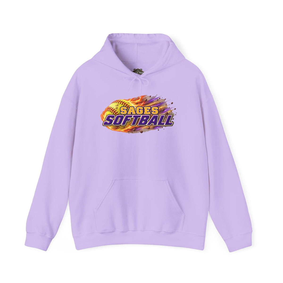 Sages Flaming Softball Hoodie