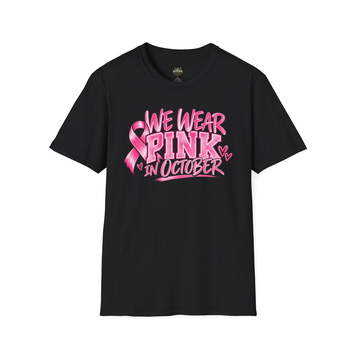 We Wear Pink in October T-Shirt — Breast Cancer Awareness Tee