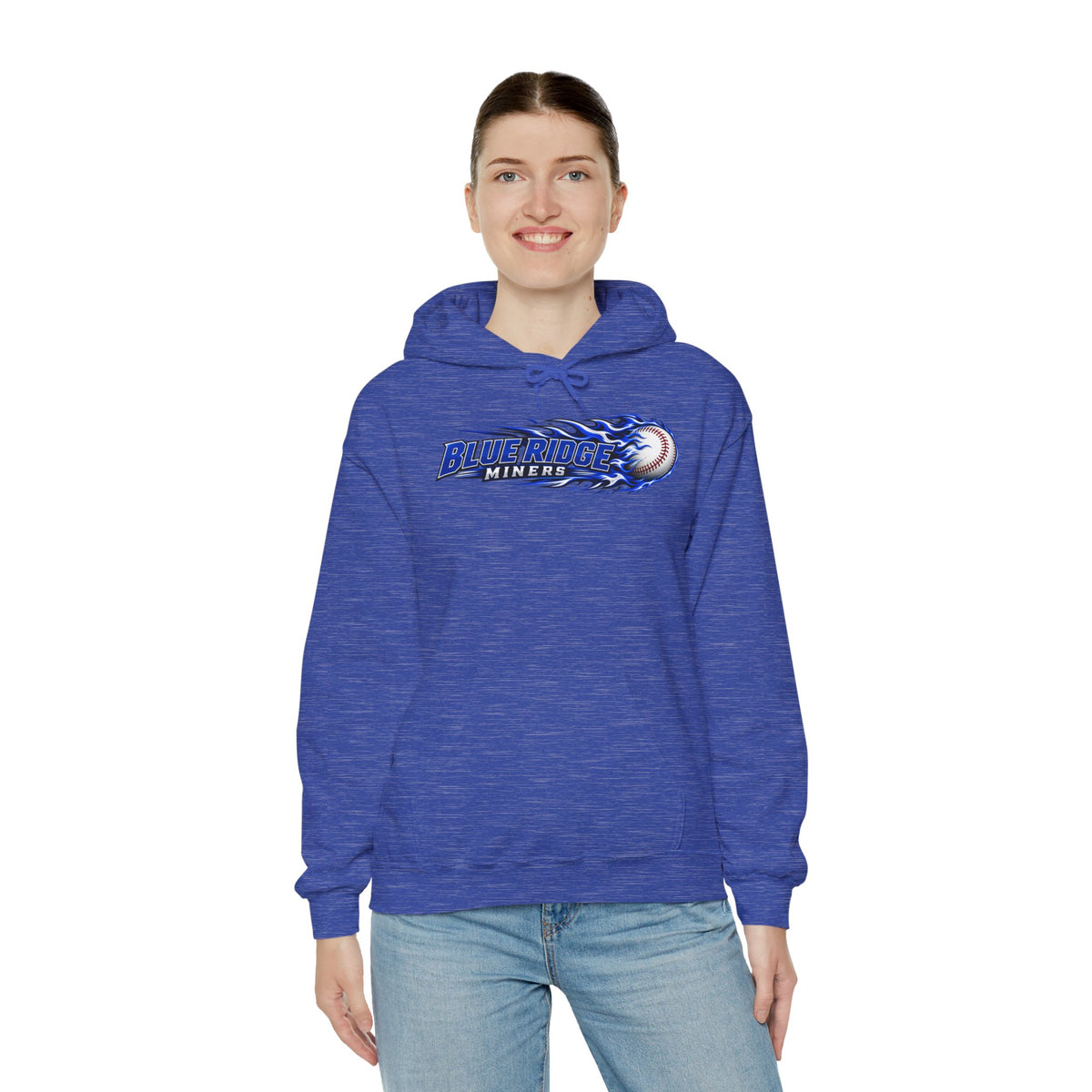 Blue Ridge Miners Flaming Baseball Hoodie – Flaming Ball Hoodie