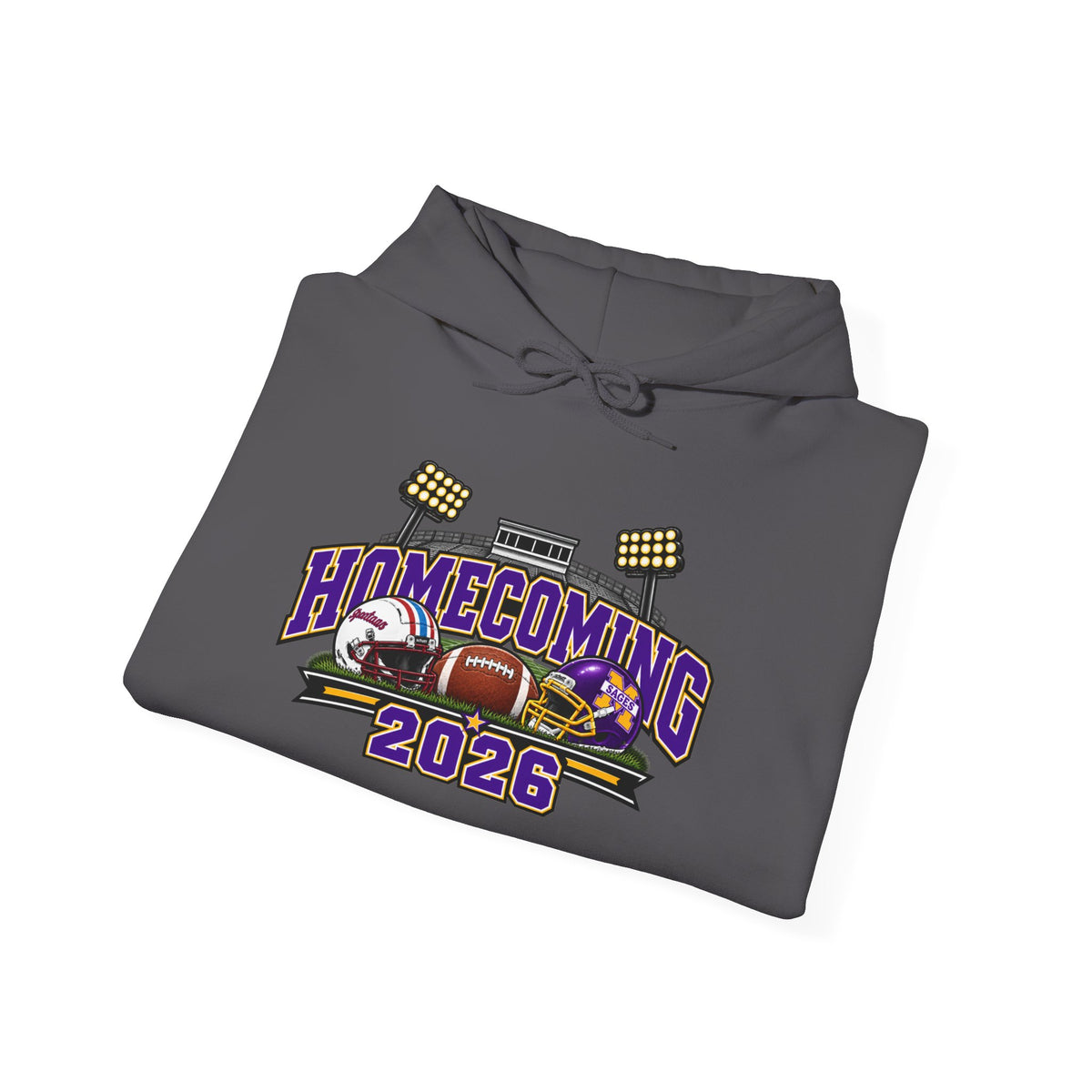 Homecoming 2026 Hoodie — School Spirit Football Crew Sweatshirt