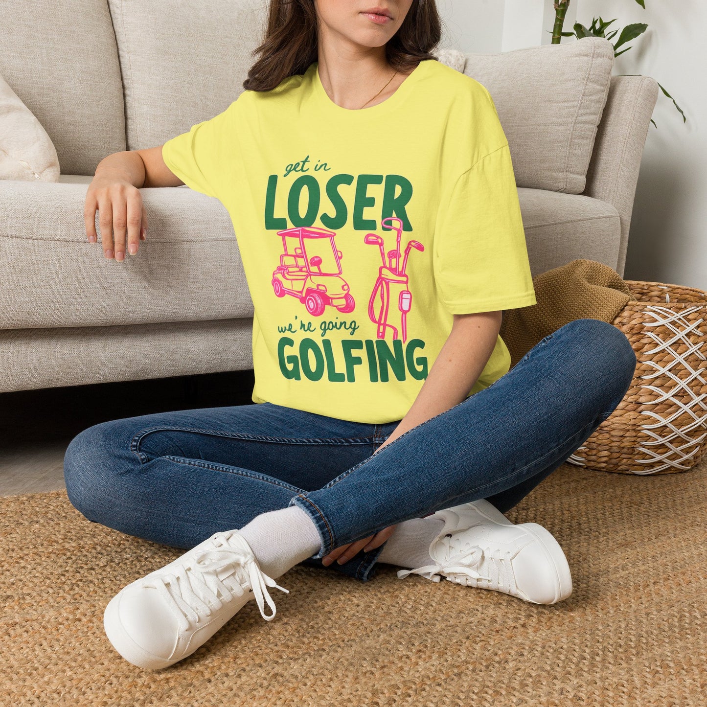Get in LOSER, we're going GOLFING, Funny Golf Shirt
