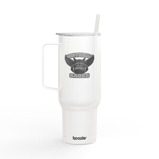 Monticello Football Insulated Tumbler with Lid, 40oz (Engraving)