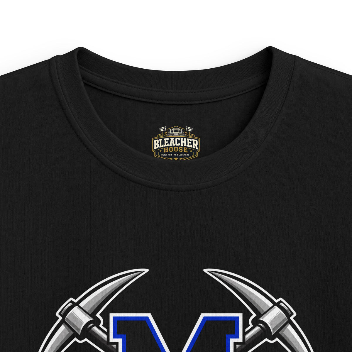 YOUTH Miners M Logo Tee — Crossed Pickaxes Youth Unisex Softstyle