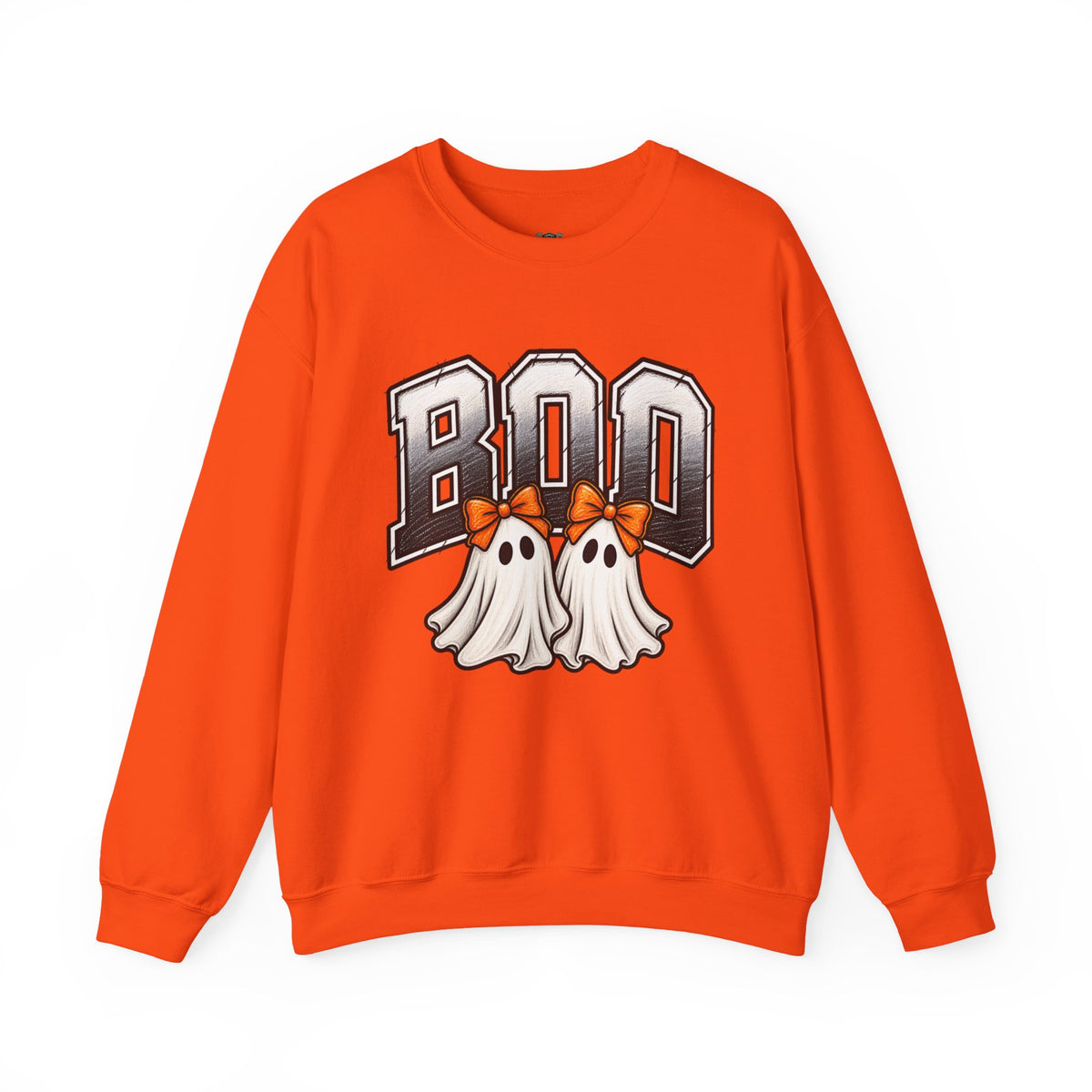 Halloween 'Boo' Ghosts Crewneck Sweatshirt — Cute Spooky Fall Pullover