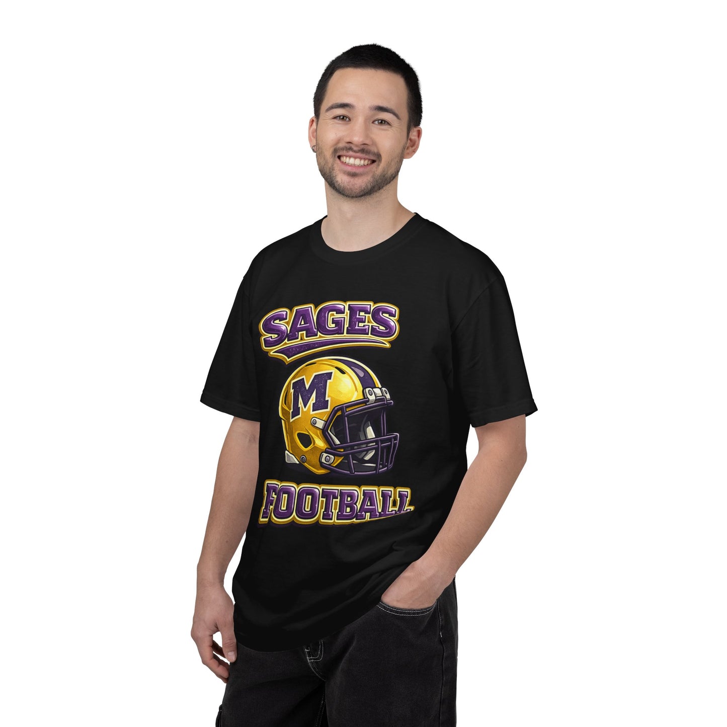 Sages Football Shiny Helmet T-Shirt
