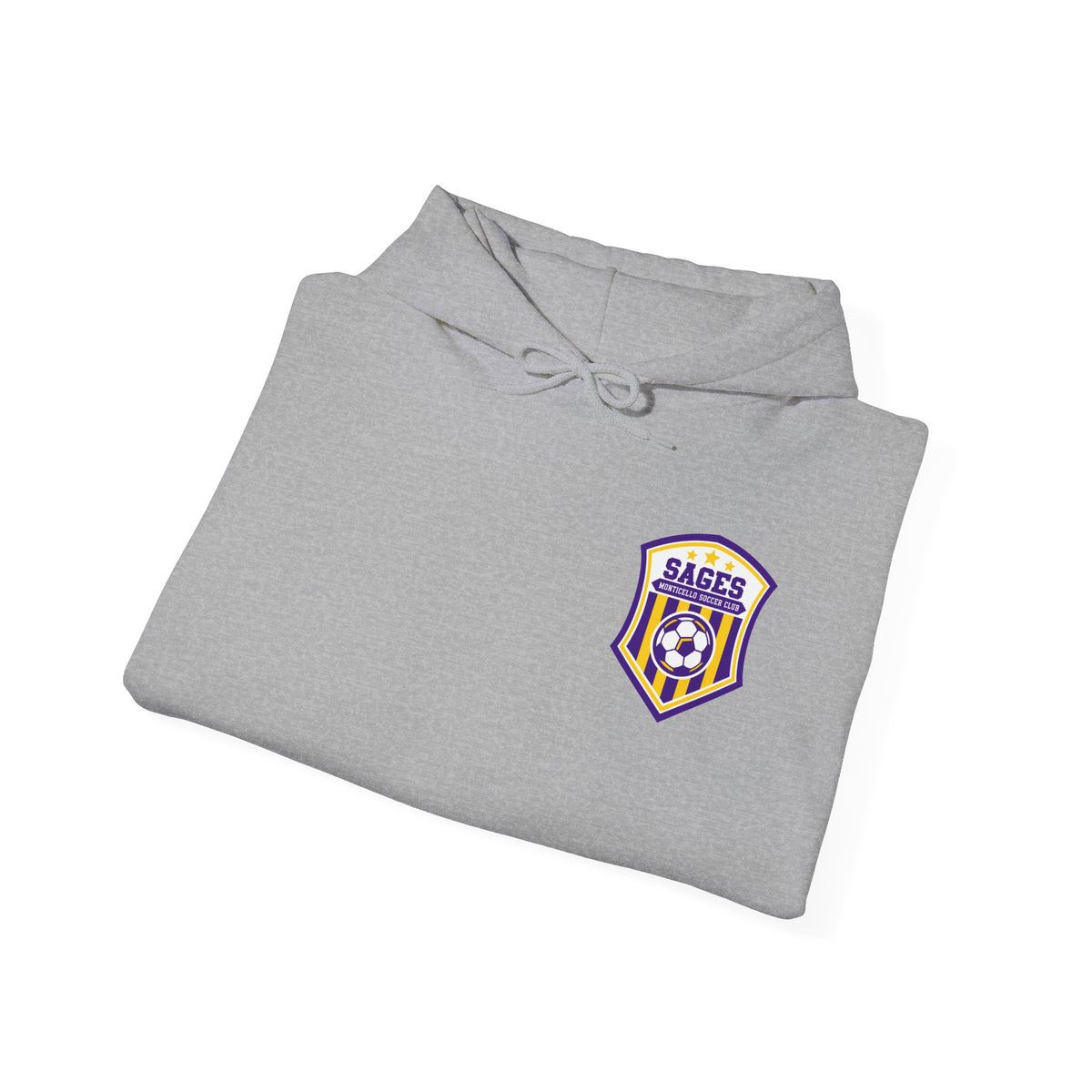 Monticello Soccer Club Crest Hoodie - Unisex Hooded Sweatshirt