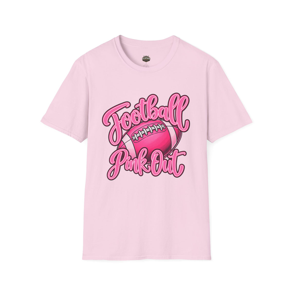 Football Pink Out T-Shirt — Pink Football Game Day Tee