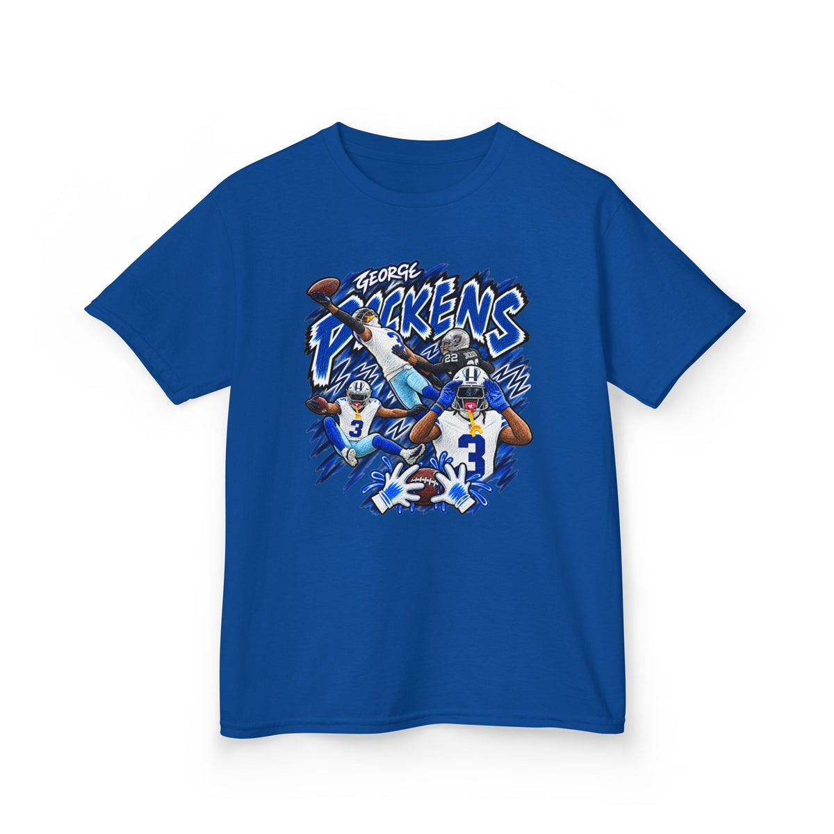 YOUTH George Pickens Graphic T-Shirt - Sunday Standouts Sketch Series