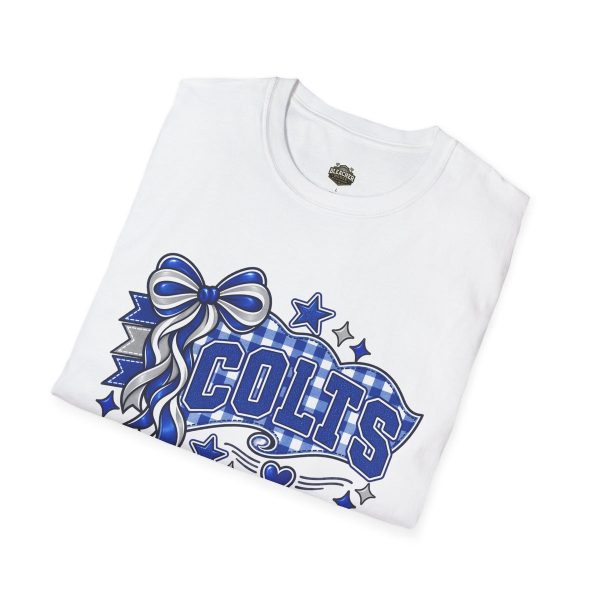 Colts Ribbon & Banner T-Shirt — Team Spirit Tee