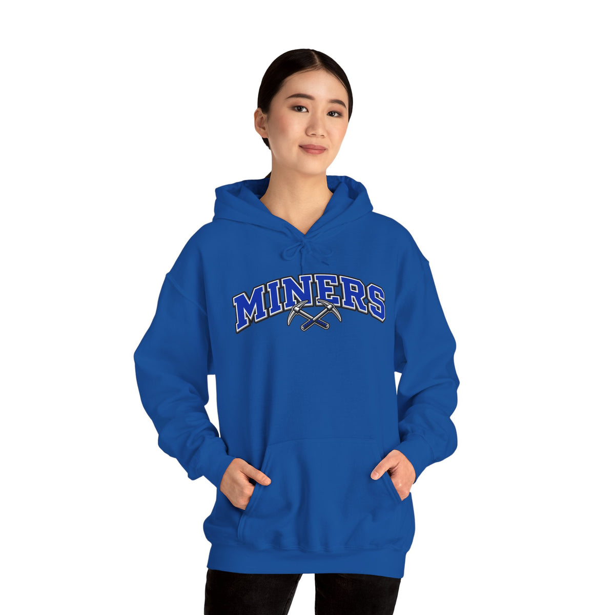 Miners Block Letter and Logo Hoodie