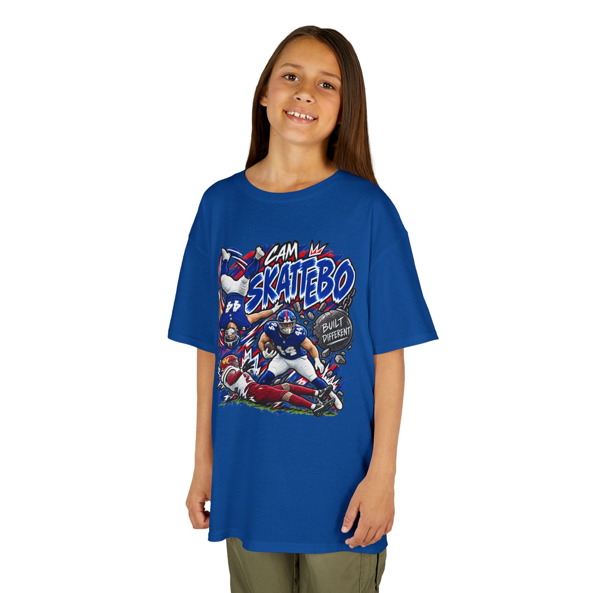 YOUTH Cam Skattebo Graphic T-Shirt - Sunday Standouts Sketch Series