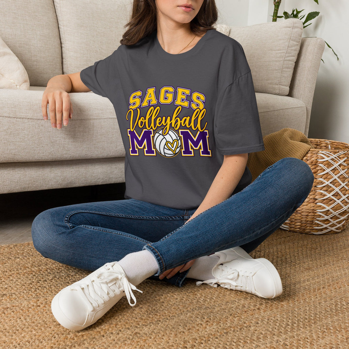 Sages Volleyball Mom Tshirt