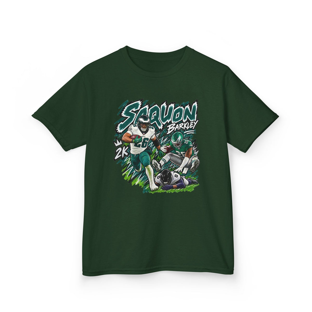 YOUTH Saquon Barkley Graphic T-Shirt - Sunday Standouts Sketch Series