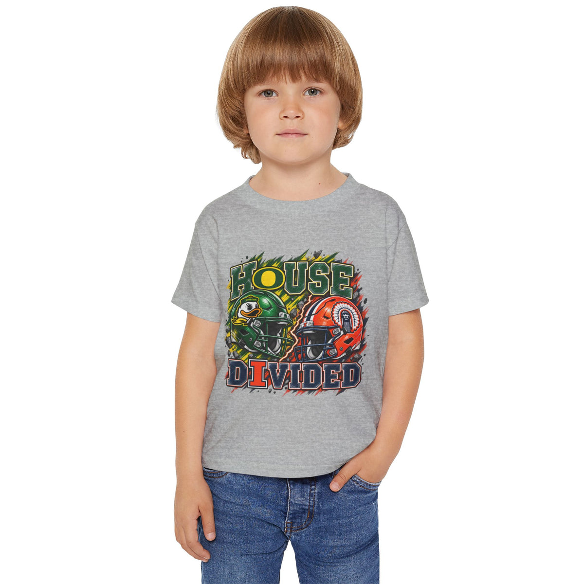 TODDLER House Divided T-Shirt — Illinois vs Oregon