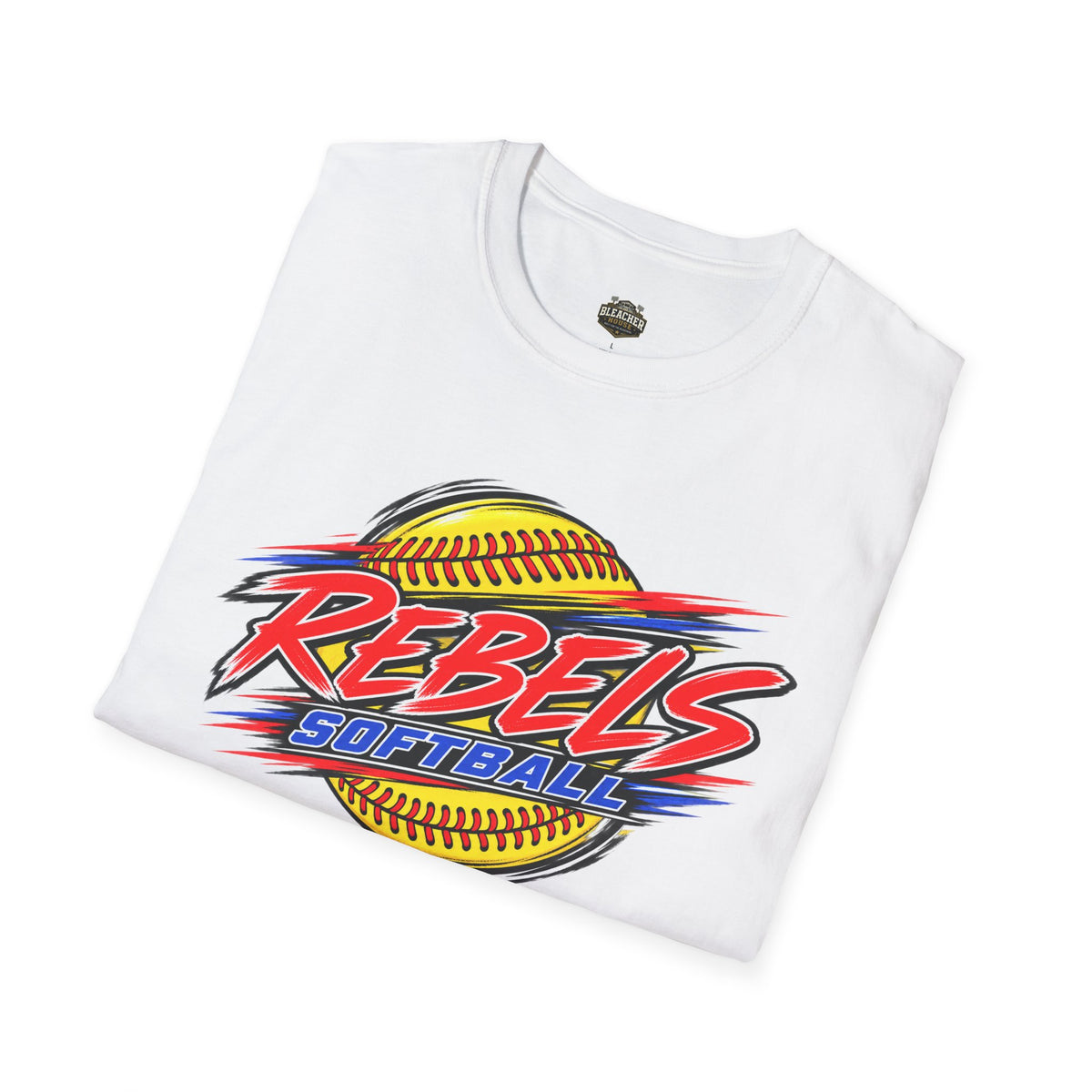 Rebels Softball T-Shirt — Bold Team Graphic Tee