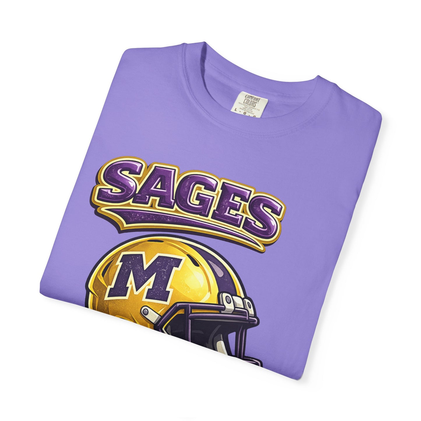 Sages Football Shiny Helmet T-Shirt