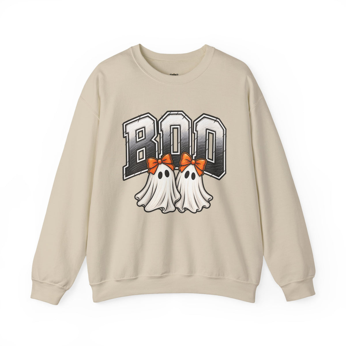Halloween 'Boo' Ghosts Crewneck Sweatshirt — Cute Spooky Fall Pullover