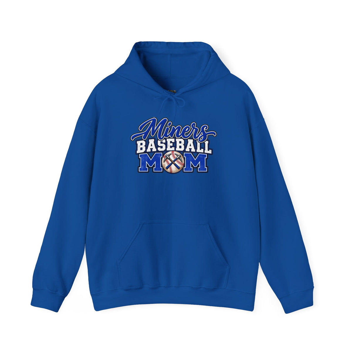 Miners Baseball Mom Hoodie – Supportive Team Spirit Pullover