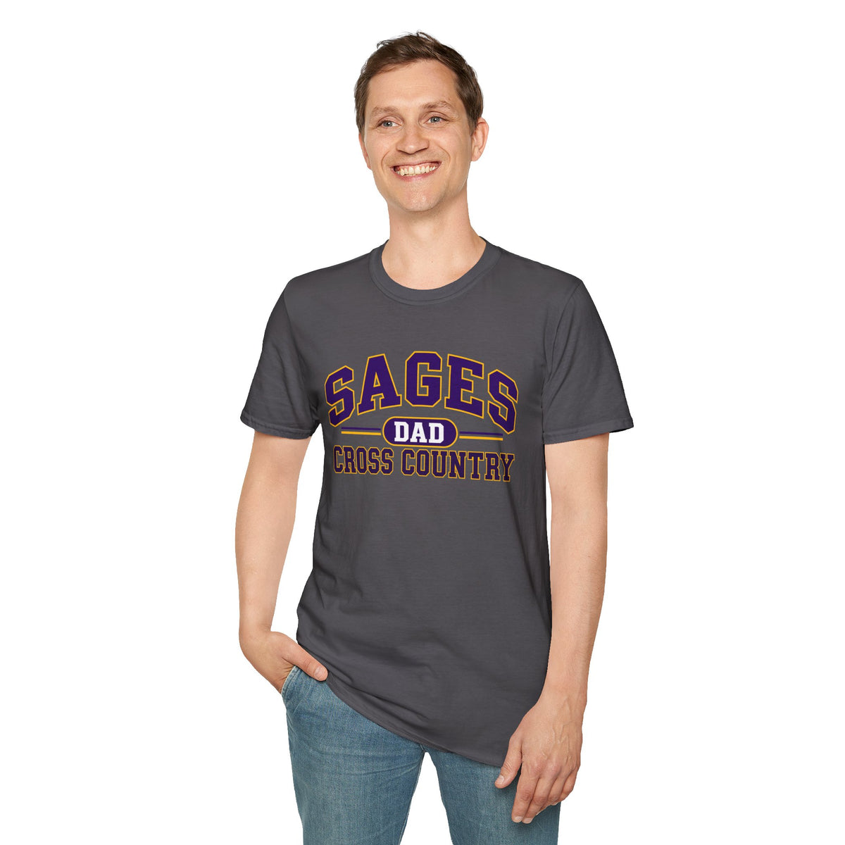 Sages Cross Country Dad T-Shirt — Proud Running Dad Tee