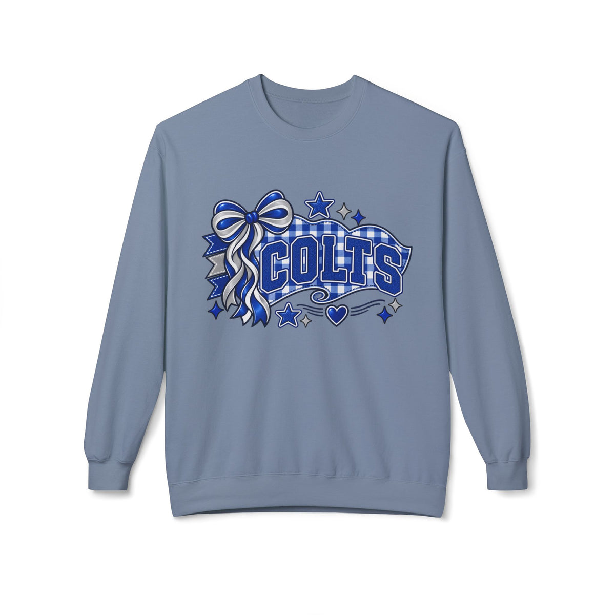Colts Ribbon & Banner Crewneck Sweatshirt - Team Spirit Pullover