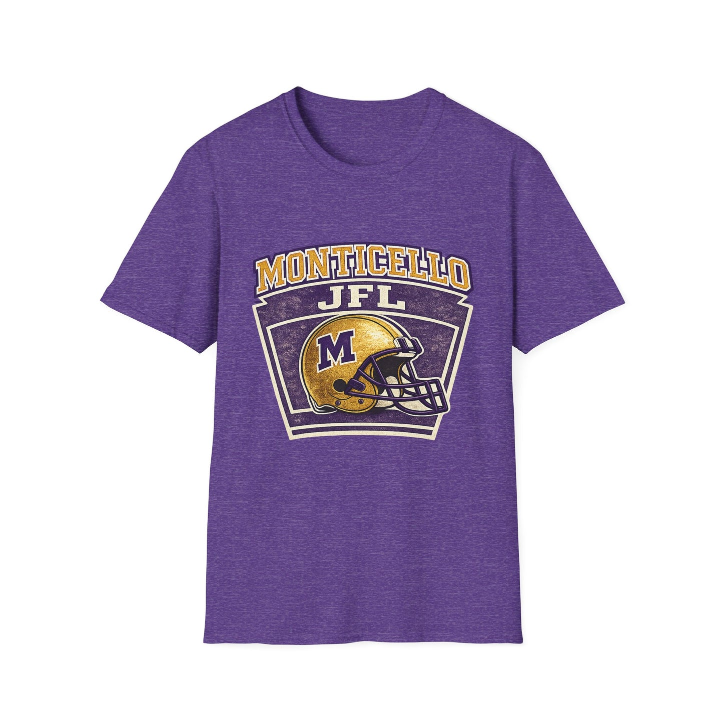 Monticello JFL Football T‑Shirt — Vintage Helmet Tee